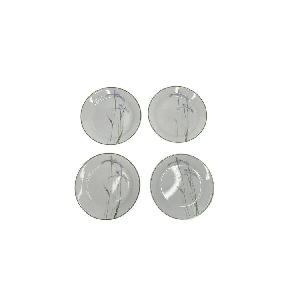 Set of 4 Corning Corelle Shadow Iris 7.25